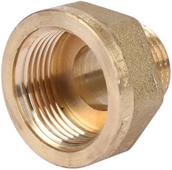 Переходник НВ латунный Tiemme 3/4" х 1" - фото 65864