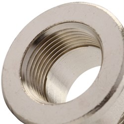 Переходник НВ никелированный Tiemme 1/2" х 3/8" - фото 65896 Переходник НВ никелированный Tiemme 1/2" х 3/8" - фото 65896