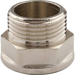 Переходник НВ никелированный Tiemme 3/4" х 1/2" - фото 65898 Переходник НВ никелированный Tiemme 3/4" х 1/2" - фото 65898