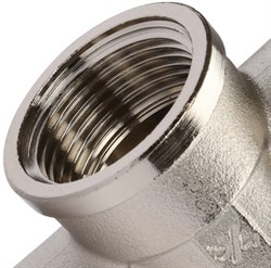 Тройник ВВ никелированный Tiemme 3/4" - фото 65985 Тройник ВВ никелированный Tiemme 3/4" - фото 65985