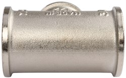 Тройник ВВ никелированный Tiemme 3/4" х 1/2" х 3/4" - фото 66009
