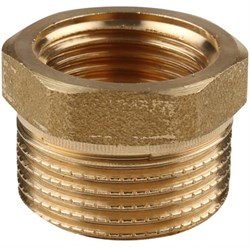 Футорка НР латунная Tiemme 1 1/2" х 1" - фото 66137 Футорка НР латунная Tiemme 1 1/2" х 1" - фото 66137