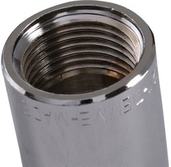 Удлинитель НВ хромированный Tiemme 1/2" х 80 мм - фото 66399