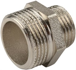 Ниппель НН никелированный Tiemme 1 1/2" х 1 1/4" - фото 66565