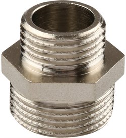 Ниппель НН никелированный Tiemme 2 1/2" х1 1/2" - фото 66571