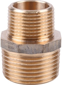 Ниппель редукционный НН Viega 1 1/4" x 3/4" (бронза) - фото 66978
