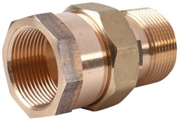 Разъемное соединение НВ с плоским уплотнением Viega 1 1/2" (бронза) - фото 67176