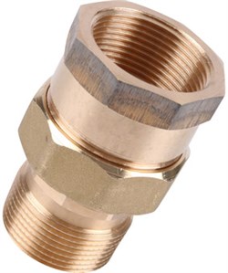 Разъемное соединение НВ с плоским уплотнением Viega 1 1/2" (бронза) - фото 67179