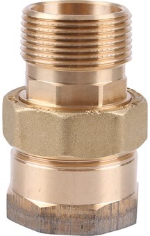 Разъемное соединение НВ с плоским уплотнением Viega 1 1/2" (бронза) - фото 67182