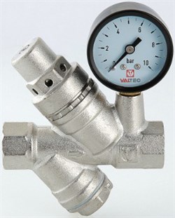 Редуктор давления Valtec 3/4", ВР, с манометром и фильтром - фото 67461 Редуктор давления Valtec 3/4", ВР, с манометром и фильтром - фото 67461