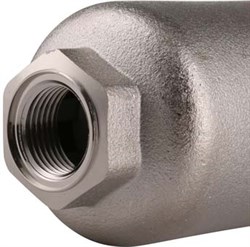 Фильтр промывной Tiemme 1/2", латунная колба, манометр, сгоны - фото 67513