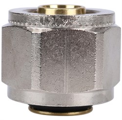 Зажимной адаптер из покрытой латуни PE-X FLEX-X Uponor 16X2,2 x 3/4" - фото 67940