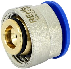 Резьбозажимные соединения Rehau RAUTITAN Flex/ Pink 16 x 2.2 х 3/4" ЕК ...