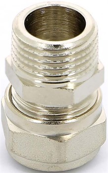 Муфта НР обжимная для мeталлопластиковых труб Uni-Fitt 16 x 1/2" - фото 68926 Муфта НР обжимная для мeталлопластиковых труб Uni-Fitt 16 x 1/2" - фото 68926