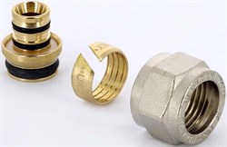 Соединитель ВР (евроконус) для мeталлопластиковых труб Uni-Fitt 20 x 3/4" - фото 68986