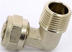 Угол НР обжимной для мeталлопластиковых труб Uni-Fitt 16 x 1/2" - фото 69018 Угол НР обжимной для мeталлопластиковых труб Uni-Fitt 16 x 1/2" - фото 69018