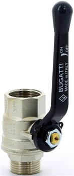 Кран шаровый Bugatti Oregon (305), НР-ВР (ручка) 1/2" - фото 69210