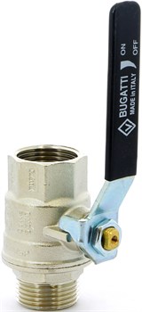 Кран шаровый Bugatti Oregon (306), НР-ВР (ручка) 1/2" - фото 69234