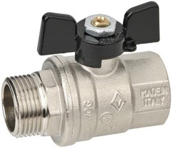 Кран шаровый Bugatti Oregon (307), НР-ВР (бабочка) 1 1/4" - фото 69275 Кран шаровый Bugatti Oregon (307), НР-ВР (бабочка) 1 1/4" - фото 69275