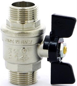 Кран шаровый Bugatti Oregon (327), НР-НР (бабочка) 1/2" - фото 69342 Кран шаровый Bugatti Oregon (327), НР-НР (бабочка) 1/2" - фото 69342