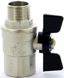 Кран шаровый Bugatti Nevada (407), НР-ВР (бабочка) 3/4" - фото 69437 Кран шаровый Bugatti Nevada (407), НР-ВР (бабочка) 3/4" - фото 69437