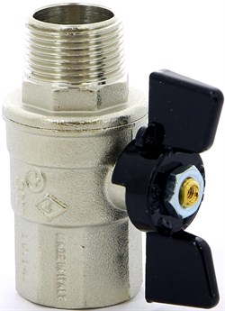 Кран шаровый Bugatti Nevada (407), НР-ВР (бабочка) 3/4" - фото 69438 Кран шаровый Bugatti Nevada (407), НР-ВР (бабочка) 3/4" - фото 69438