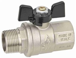 Кран шаровый Bugatti Nevada (407), НР-ВР (бабочка) 3/4" - фото 69441 Кран шаровый Bugatti Nevada (407), НР-ВР (бабочка) 3/4" - фото 69441