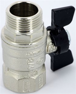 Кран шаровый Bugatti Arizona (607), НР-ВР (бабочка) 1 1/4" - фото 69586 Кран шаровый Bugatti Arizona (607), НР-ВР (бабочка) 1 1/4" - фото 69586