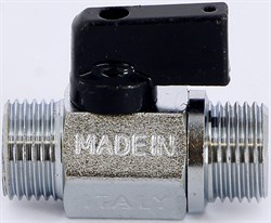 Кран шаровый Bugatti Kansas (810) мини НР-НР 1/2", проход 12 мм - фото 69683 Кран шаровый Bugatti Kansas (810) мини НР-НР 1/2", проход 12 мм - фото 69683