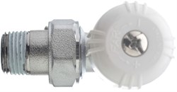 Вентиль для радиатора ручной угловой FAR c уплотнением Loctite Dri - Seal 1/2" (FV 1150 12) - фото 70189