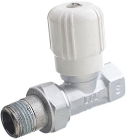 Вентиль для радиатора ручной прямой FAR c уплотнением Loctite Dri - Seal 1/2" (FV 1350 12) - фото 70193