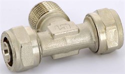 Тройник НР обжимной для мeталлопластиковых труб Uni-Fitt 26 x 3/4" - фото 70278
