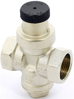 Редуктор давления Uni-fitt COMPACT 3/4", без отверстия под манометр, никелированный - фото 70469