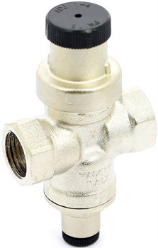 Редуктор давления Uni-fitt COMPACT 1/2", под радиальный манометр, никелированный - фото 70480
