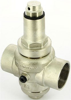 Редуктор давления Uni-fitt 2", под аксиальный манометр, никелированный - фото 70545 Редуктор давления Uni-fitt 2", под аксиальный манометр, никелированный - фото 70545