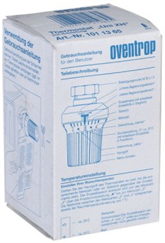 Термоголовка Oventrop, жидкостный датчик, цвет белый - фото 70631