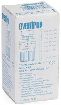 Термоголовка Oventrop, жидкостный датчик, цвет белый - фото 70662
