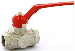 Кран шаровый Itap Ideal трехходовой (ручка) 2" тип T - фото 70949 Кран шаровый Itap Ideal трехходовой (ручка) 2" тип T - фото 70949