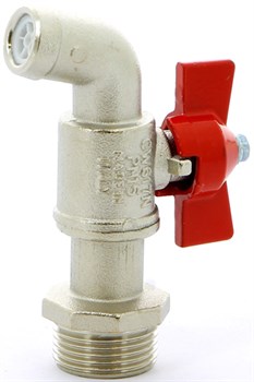 Кран шаровый Itap Gar садовый без штуцера (бабочка) 3/4" (172) - фото 71097