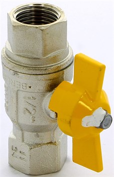 Кран шаровый для газа Itap Berlin усиленный ВВ (бабочка) 1/2" - фото 71450