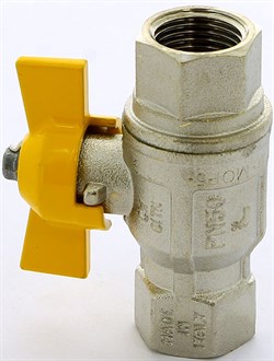 Кран шаровый для газа Itap Berlin усиленный ВВ (бабочка) 1/2" - фото 71452