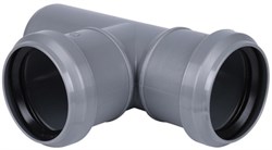 Тройник канализационный Sinikon Standart 40х40x87° - фото 71645