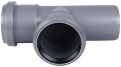 Тройник канализационный Sinikon Standart 40х40x87° - фото 71646