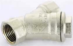 Фильтр косой Uni-Fitt никелированный 1/2" - фото 72416 Фильтр косой Uni-Fitt никелированный 1/2" - фото 72416