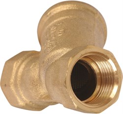 Фильтр косой Stout латунный 1/2" - фото 72433 Фильтр косой Stout латунный 1/2" - фото 72433