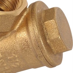 Фильтр косой Stout латунный 1/2" - фото 72435 Фильтр косой Stout латунный 1/2" - фото 72435