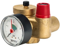 Группа безопасности котла Watts KSG 30N компактная, латунь, до 50 кВт - фото 72464