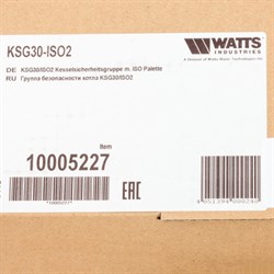 Группа безопасности котла Watts KSG 30 ISO2, сталь, до 50 кВт - фото 72489