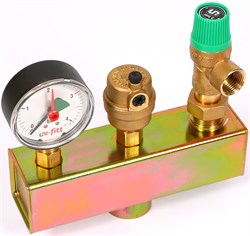 Группа безопасности котла Uni-Fitt, сталь, до 50 кВт - фото 72550 Группа безопасности котла Uni-Fitt, сталь, до 50 кВт - фото 72550