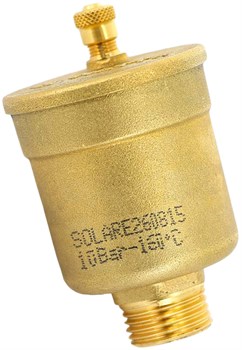 Воздухоотводчик автоматический Watts Minivent SOL высокотемпературный 1/2" - фото 72820